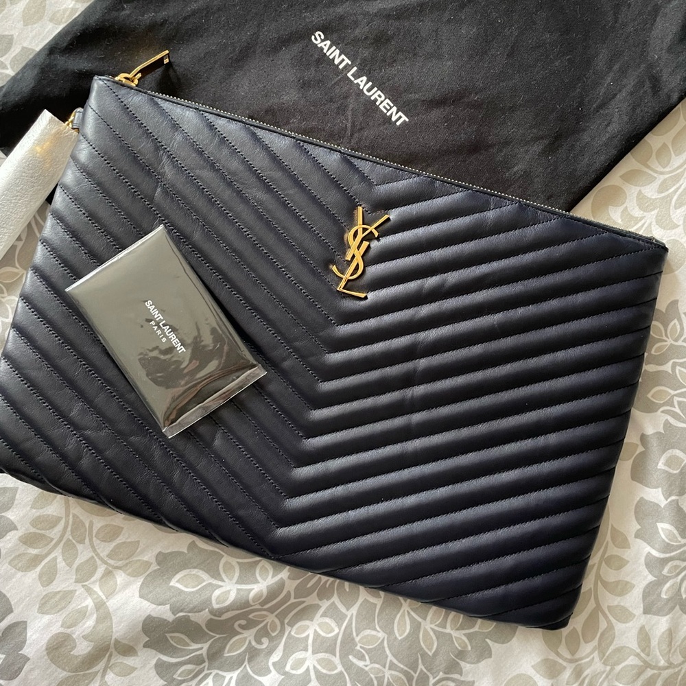AUTHENTIC YSL CLUTCH